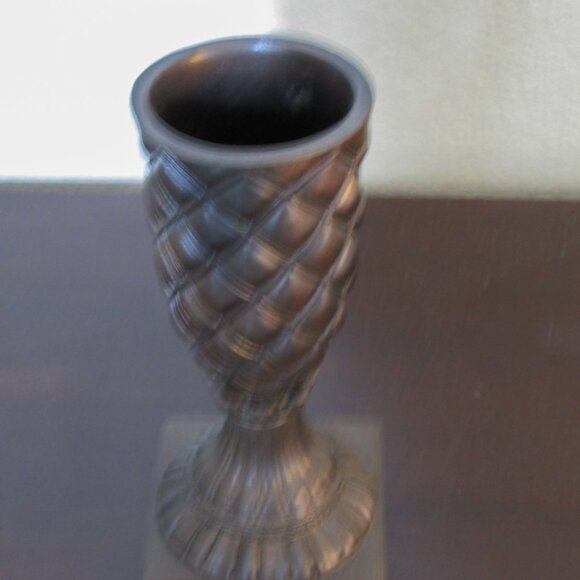 Heavy Bronze Finish Candleholder Vase - Picture 4 of 4